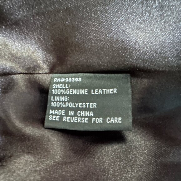 Pamela McCoy Black Silver Animal Leopard Print Metallic Leather Jacket  3X   New - Picture 5 of 5